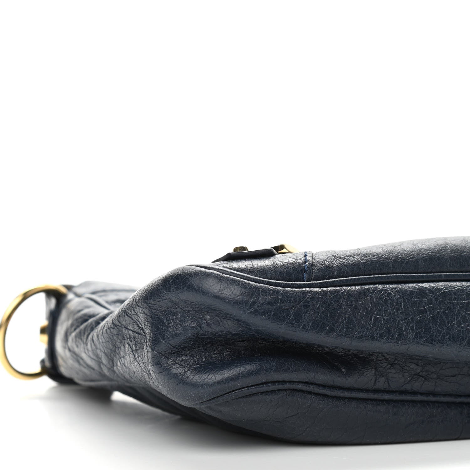 Balenciaga Agneau Classic Silver Hardware Hip Bleu Obscur 9 of 10