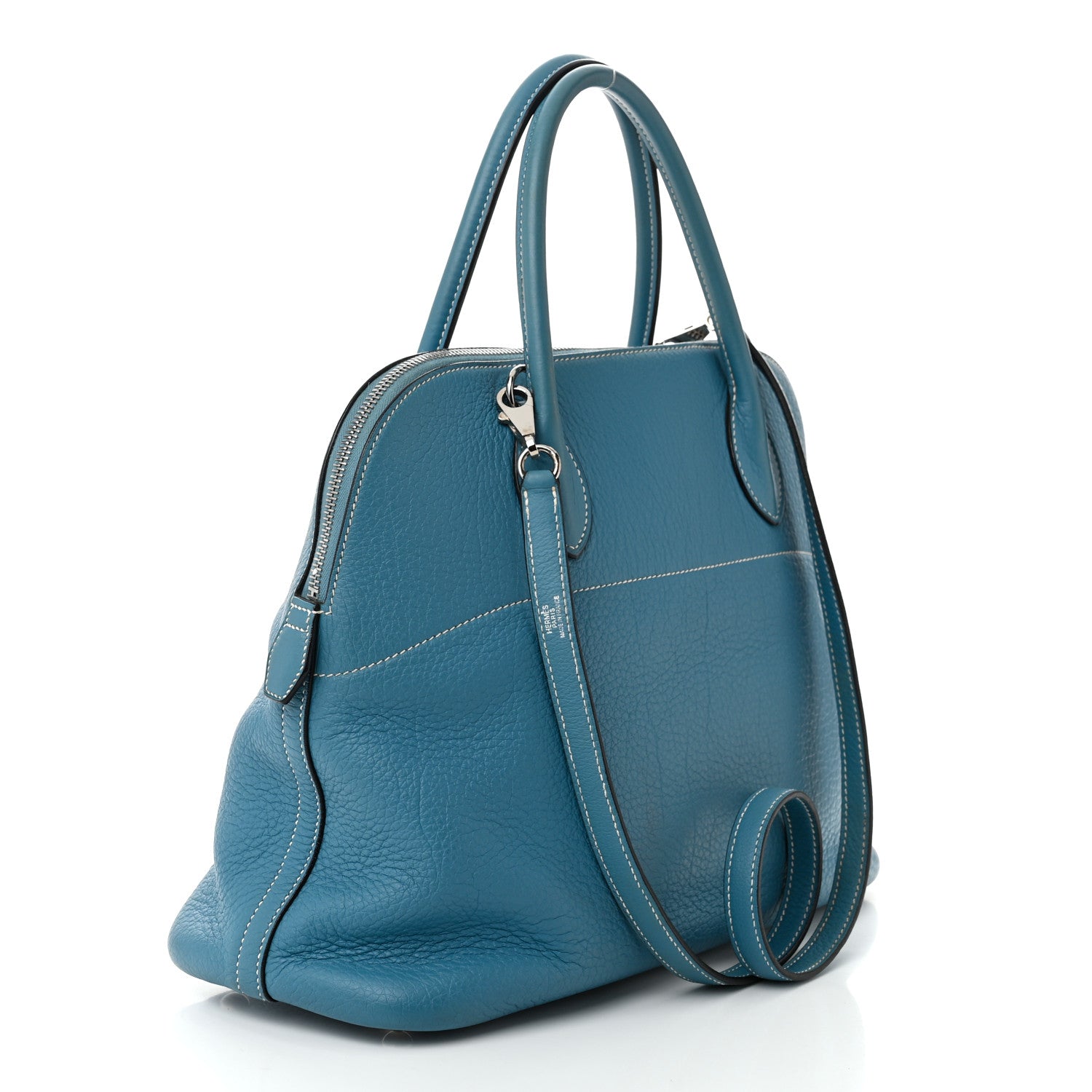 Hermes Taurillon Clemence Bolide 31 Blue Jean 3 of 10