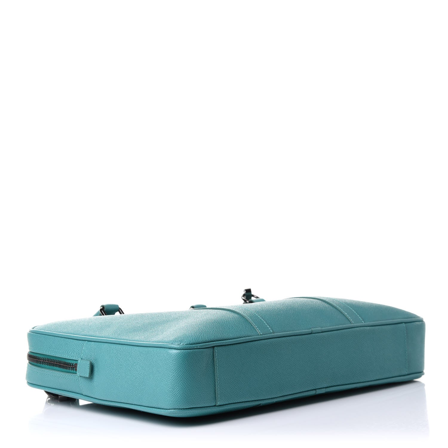 Burberry Textured Calfskin Small Newberg Briefcase Opal Green 7 of 14