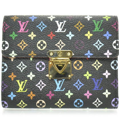 Louis Vuitton Monogram Multicolor Koala Wallet Black 1 of 9