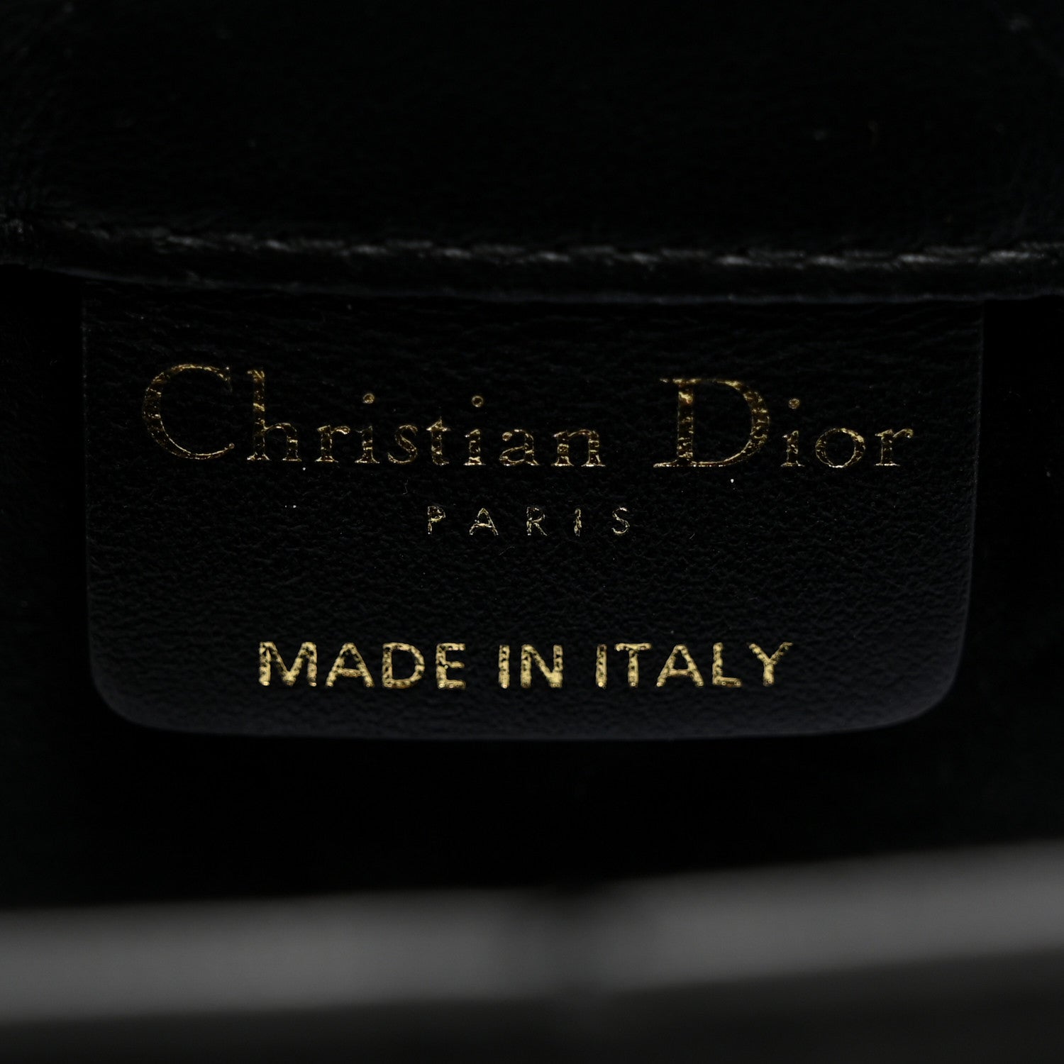 Christian Dior Calfskin Macrocannage Mini Book Tote Black 6 of 10