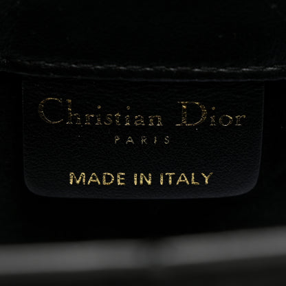 Christian Dior Calfskin Macrocannage Mini Book Tote Black 6 of 10