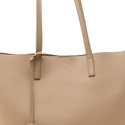 Saint Laurent Calfskin Large Shopping Tote Dark Beige 8 of 10