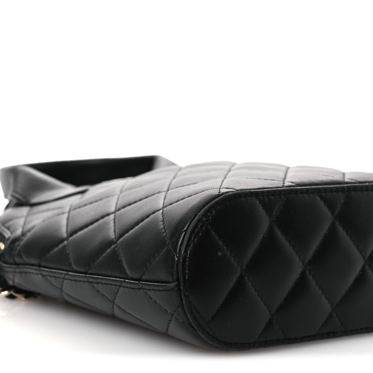Chanel Caviar Quilted Top Handle Clutch With Chain Black 9 of 11