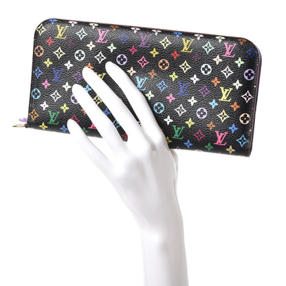 Louis Vuitton Monogram Multicolor Insolite Wallet Black Violet 2 of 10