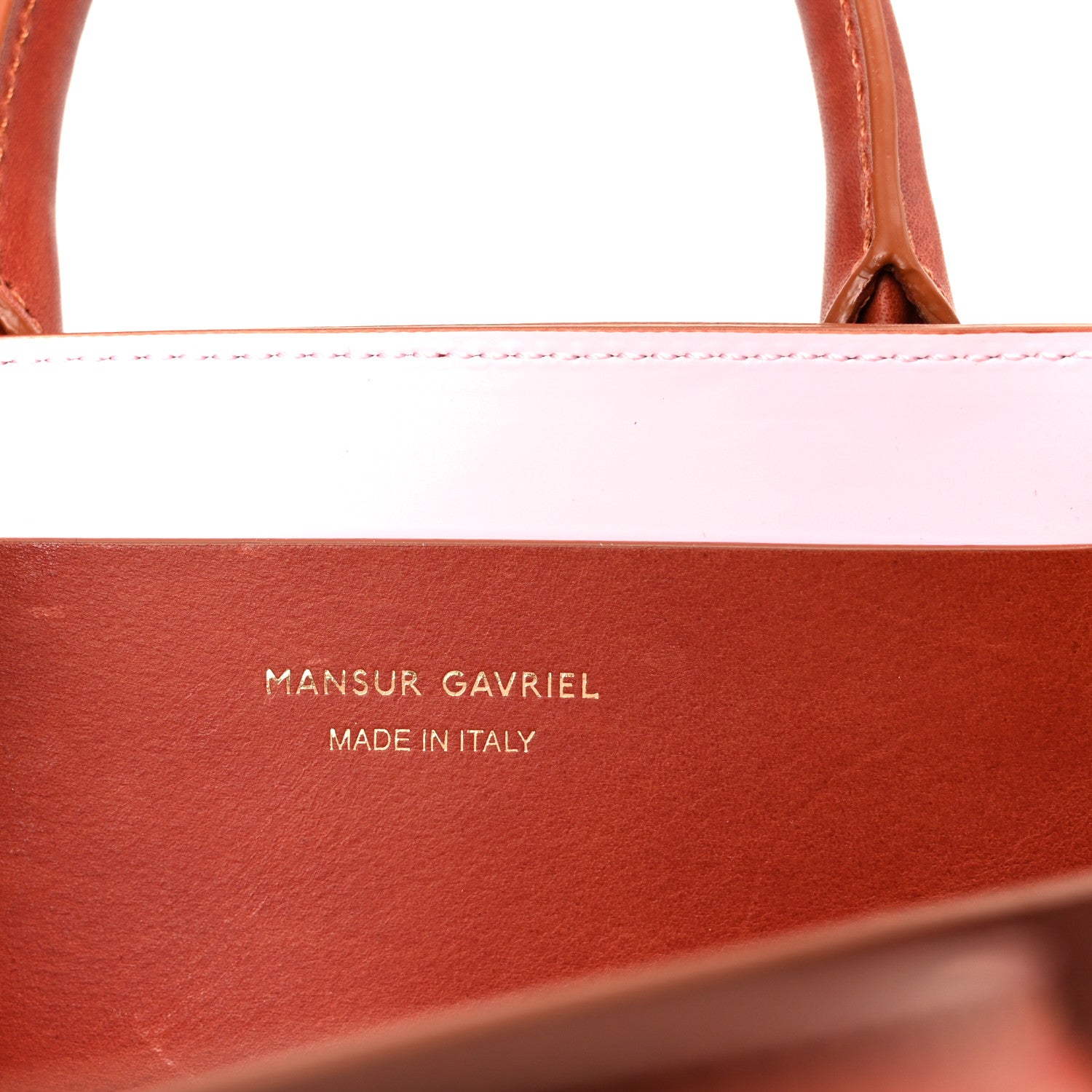 Mansur Gavriel Calfskin Mini Sun Bag Brandy 6 of 9