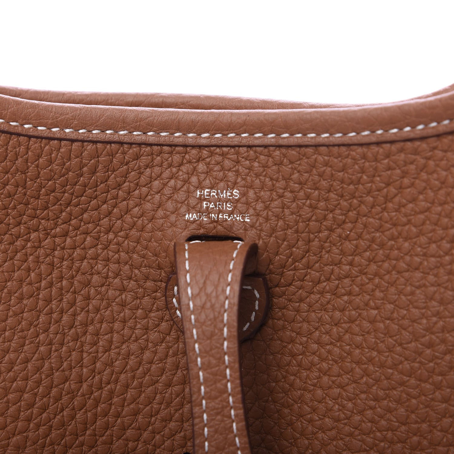 Hermes Taurillon Clemence Evelyne TPM Gold 9 of 11