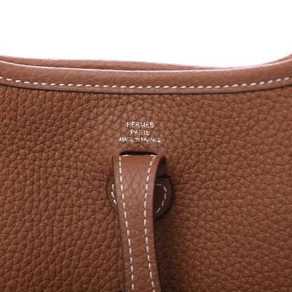 Hermes Taurillon Clemence Evelyne TPM Gold 9 of 11