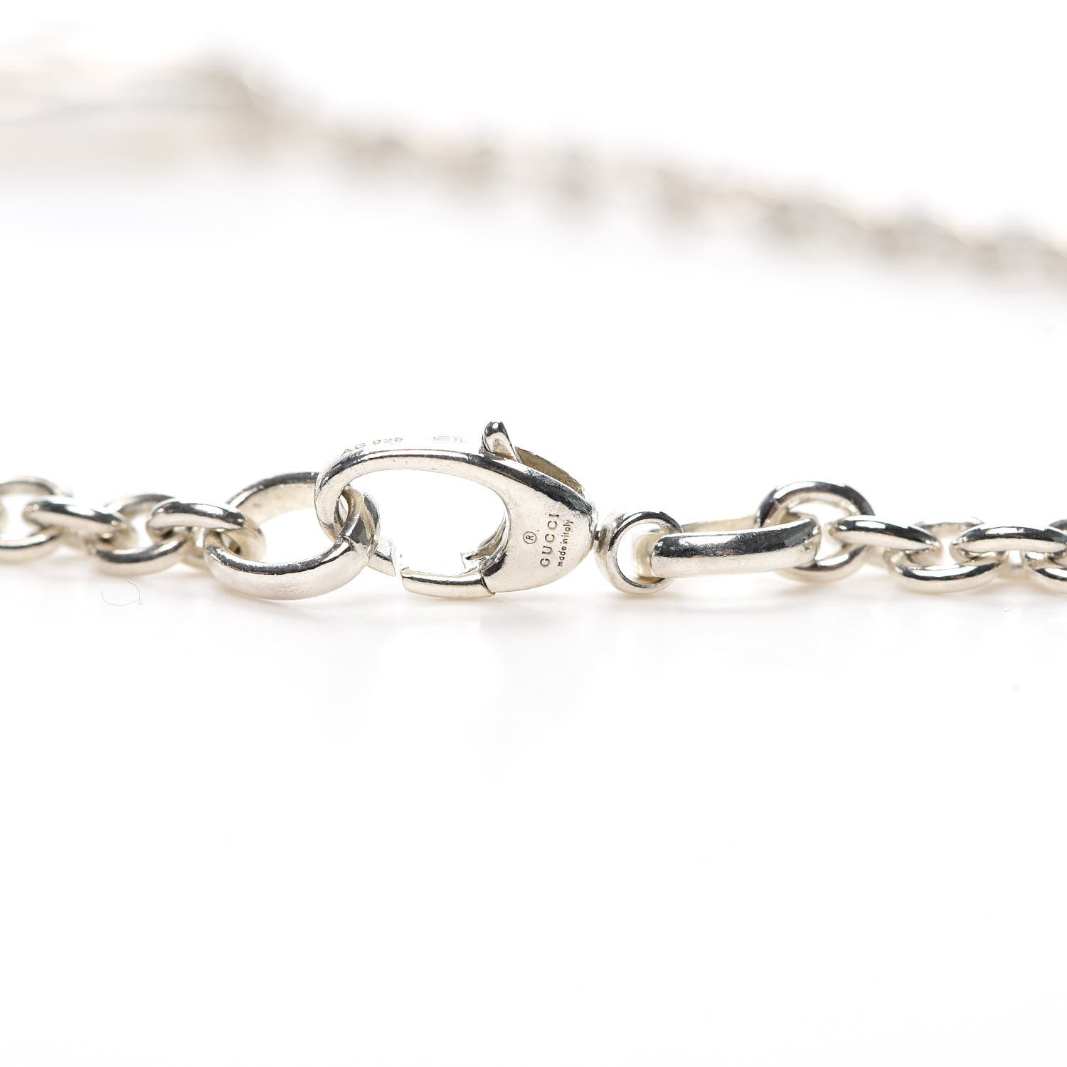 Gucci Sterling Silver Britt Necklace 4 of 4