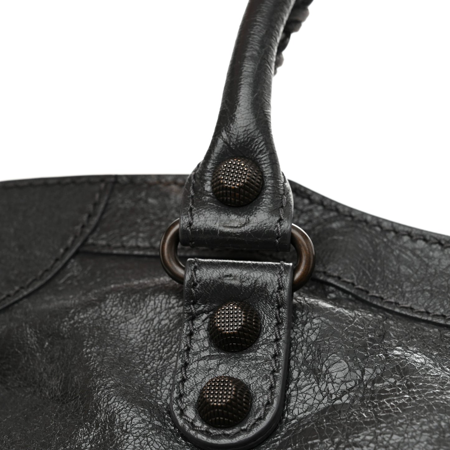 Agneau Giant 12 Gunmetal Hardware City Gris Fossile