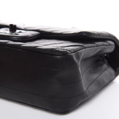 Chanel Lambskin Chevron Quilted Mini Rectangular Flap So Black 9 of 22
