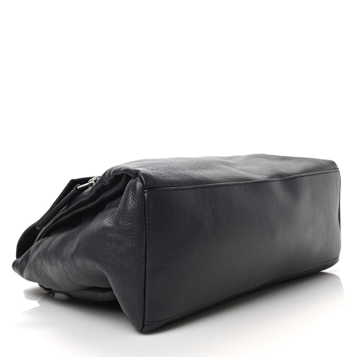 Calfskin Medium Pandora Pure Flap Bag Blue