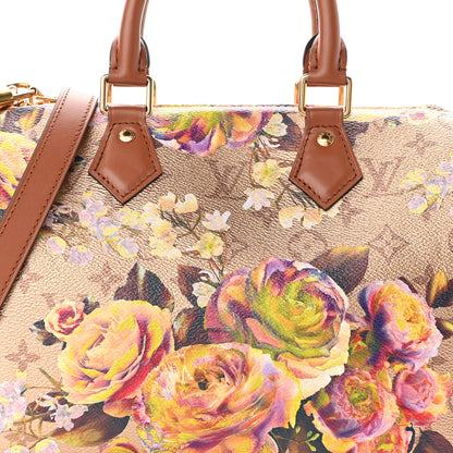 Louis Vuitton Metallic Monogram LV Garden Speedy Bandouliere 25 Gold 7 of 8