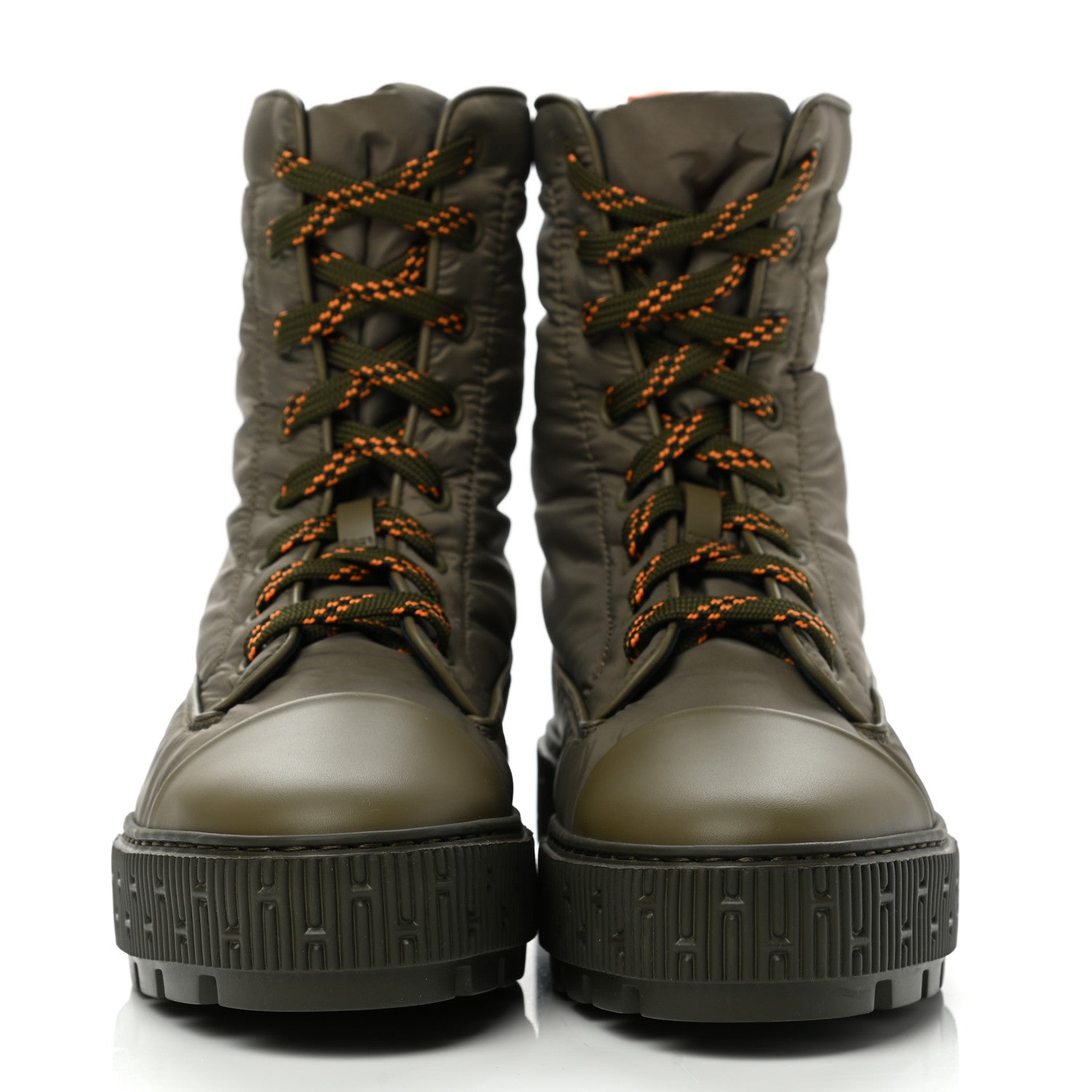 Hermes Calfskin Parachute Fresh Ankle Boots 38 Khaki 2 of 9