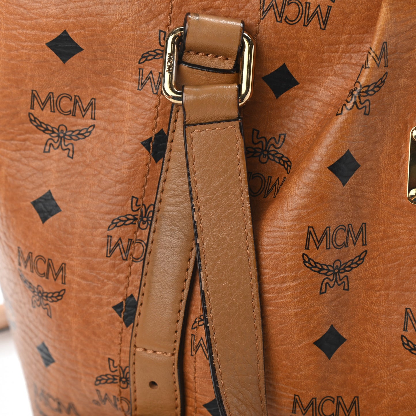Visetos Essentials Shopper Tote Cognac