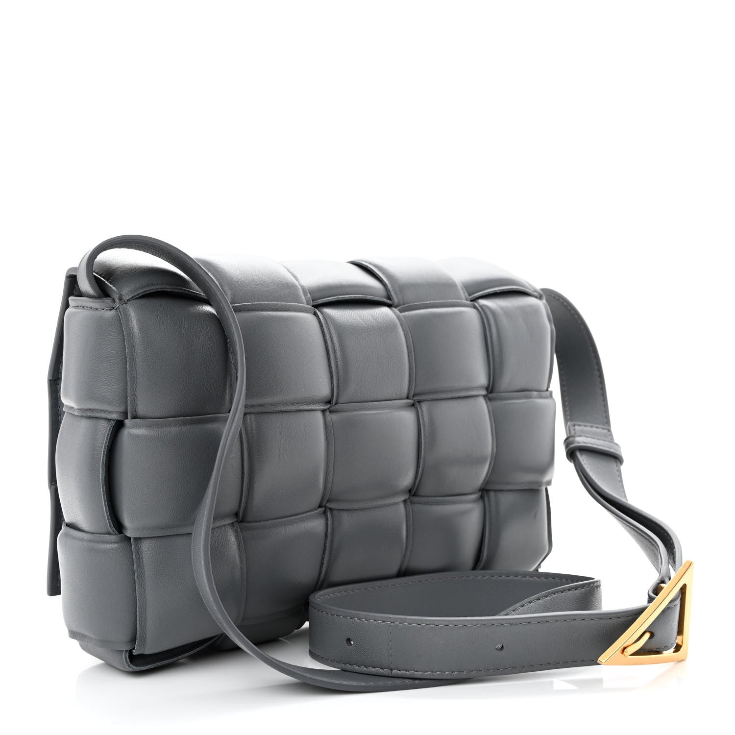 Bottega Veneta Nappa Maxi Intreccio Padded Cassette Crossbody Bag Thunder 3 of 10