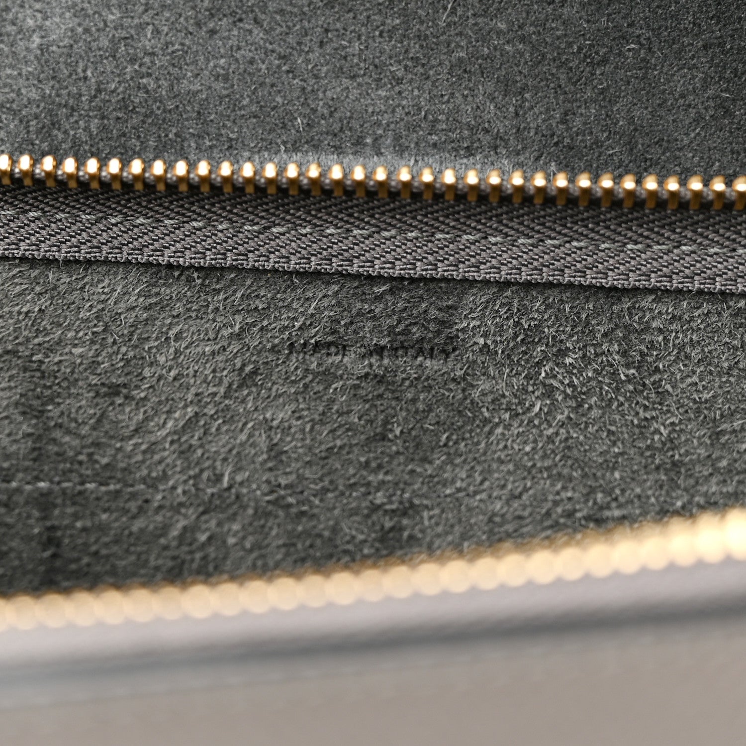 Celine Grained Calfskin Nano Belt Bag Grey 7 of 11