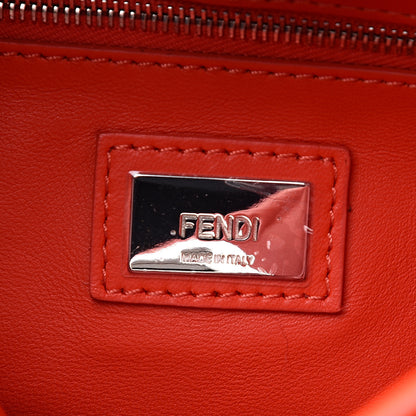 Fendi Nappa Mini Peekaboo Iconic Satchel Papavero 8 of 11