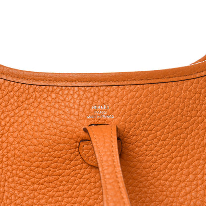 Hermes Taurillon Clemence Evelyne TPM Abricot 6 of 9