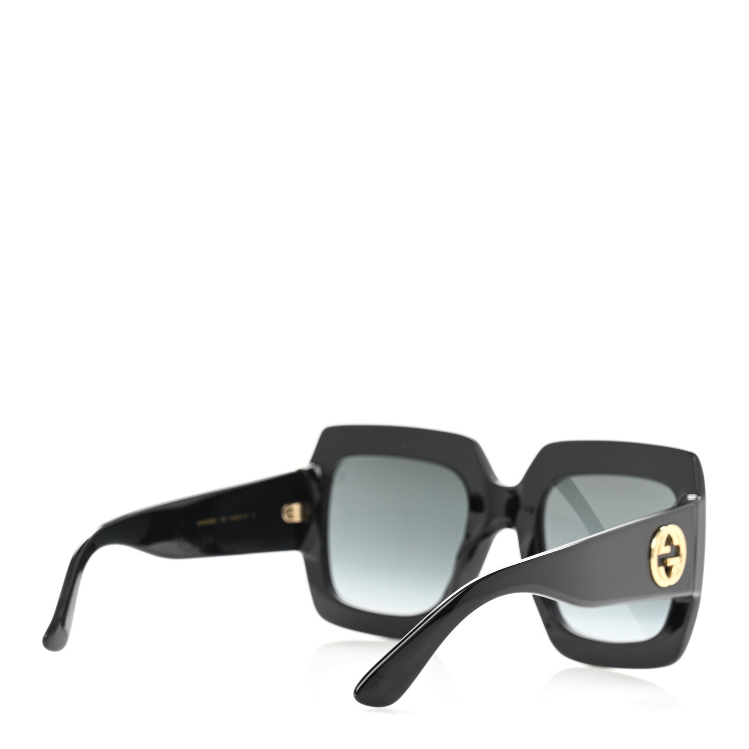 Gucci Acetate Square Frame Sunglasses GG0053SN Black 4 of 10