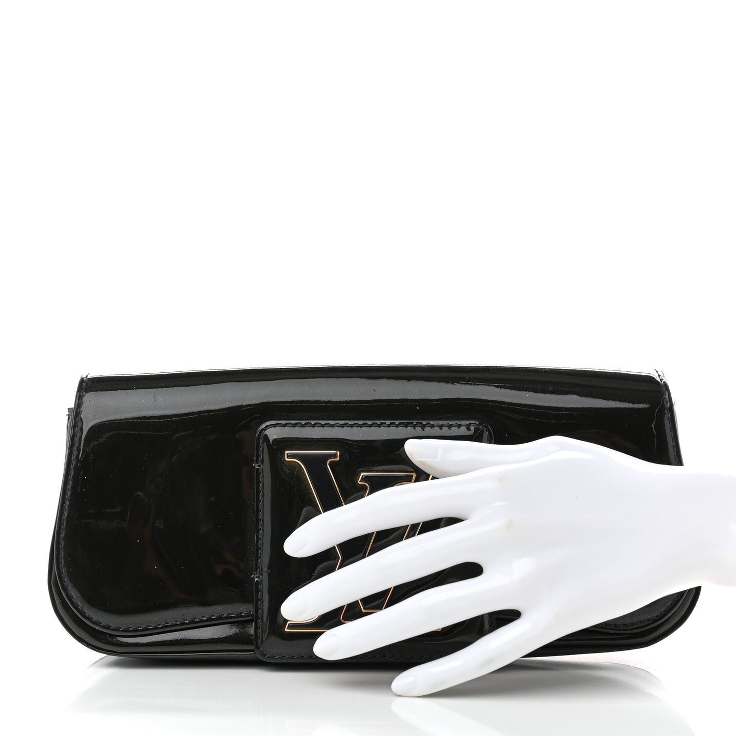 Patent Sobe Clutch Blue Infini