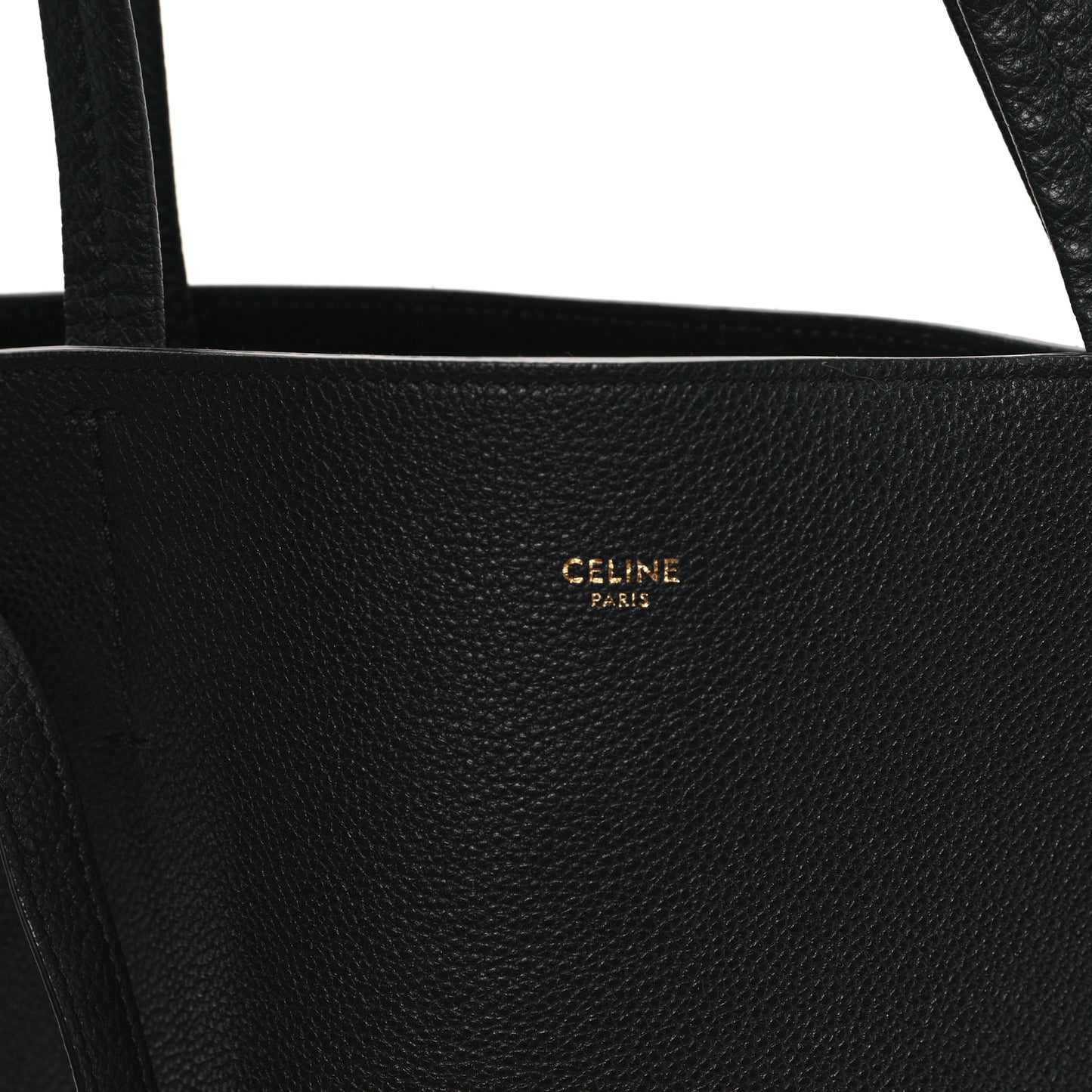 Soft Grained Calfskin Medium Belt Cabas Phantom Black