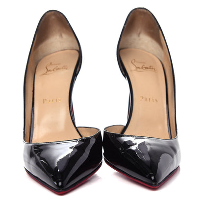 Christian Louboutin Patent Iriza 100 Pumps 38.5 Black 2 of 11