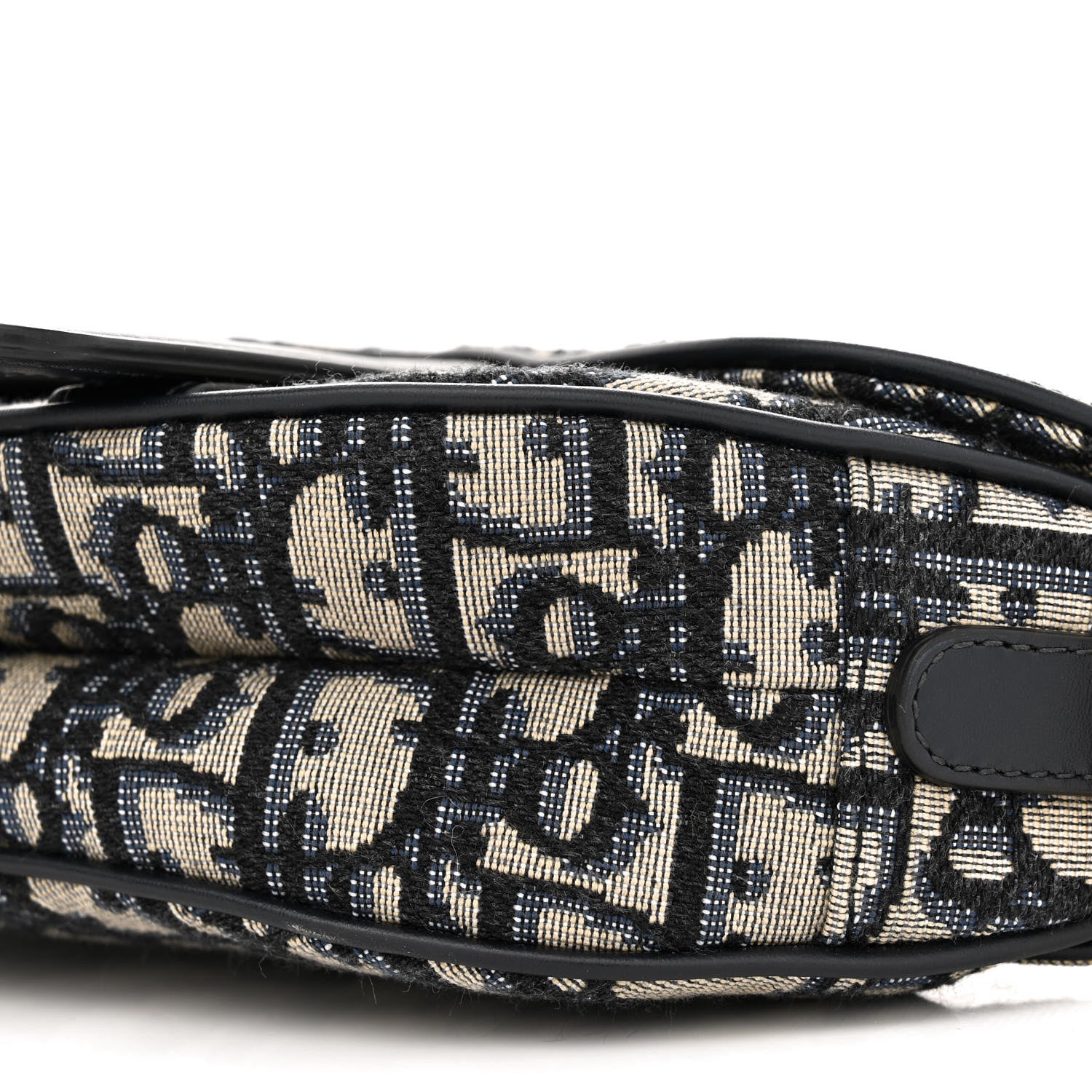 Christian Dior Oblique Mini Saddle Bag Blue 10 of 12