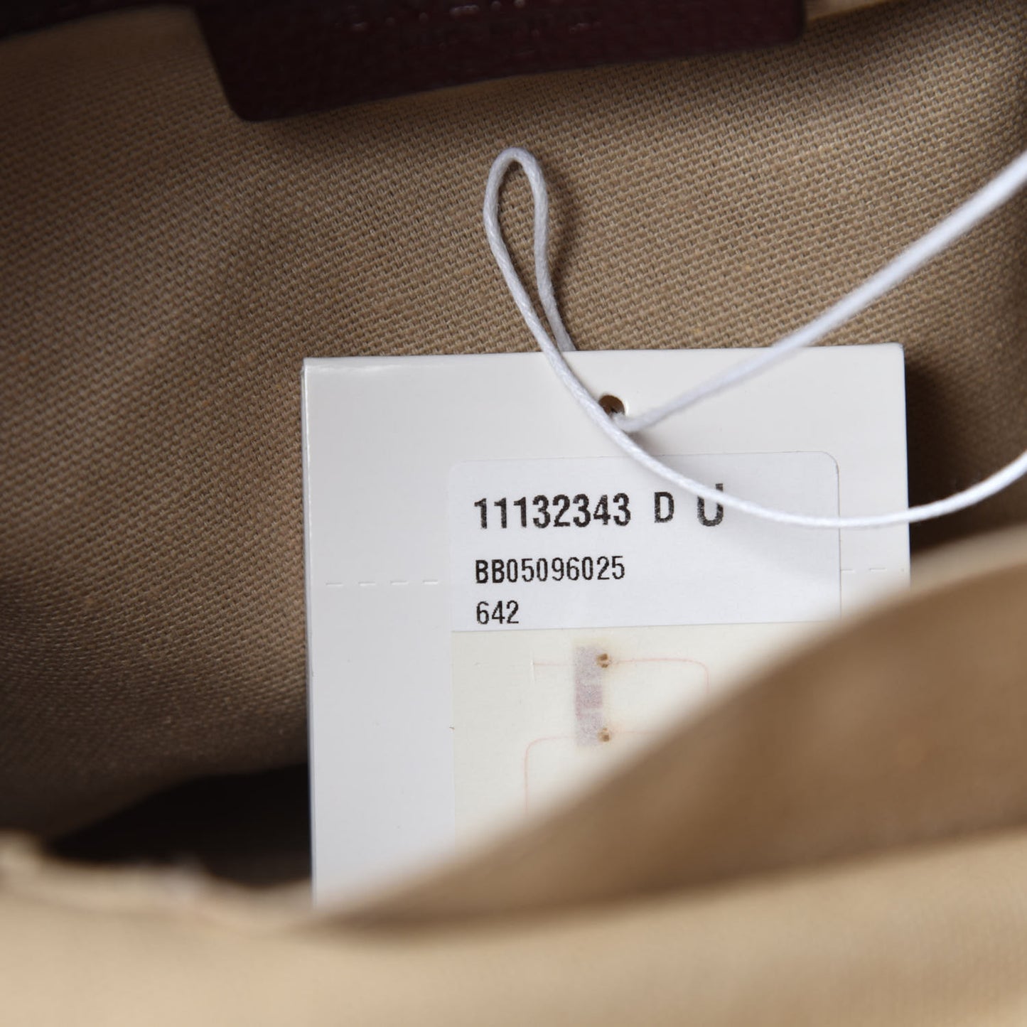 Waxy Grained Calfskin Small Nightingale Oxblood