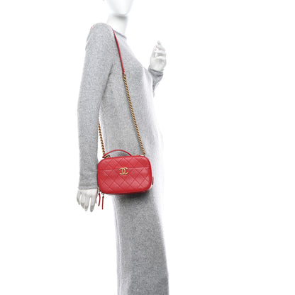 Chanel Caviar Quilted Small Camera Case Red 2 of 15