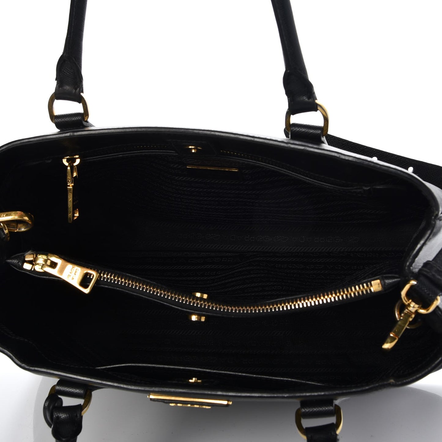 Saffiano Lux Small Tote Nero Black
