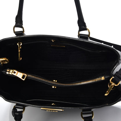 Prada Saffiano Lux Small Tote Nero Black 6 of 13