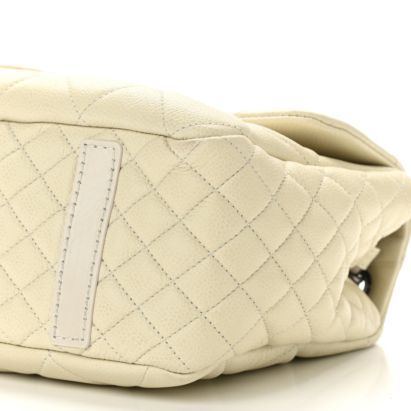 Caviar Quilted Coco Casual Flap Ivory