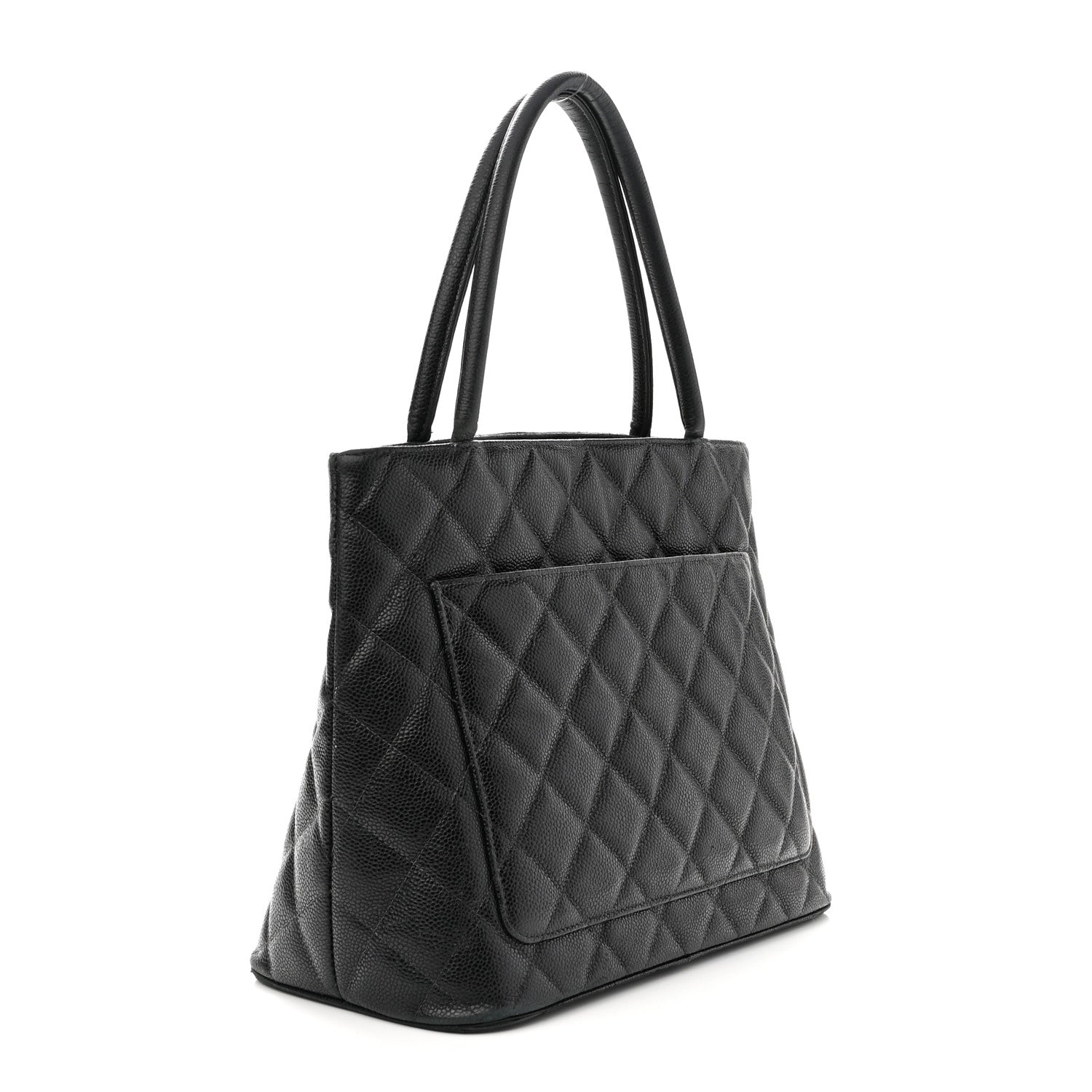 Chanel Caviar Quilted Medallion Tote Black 3 of 12