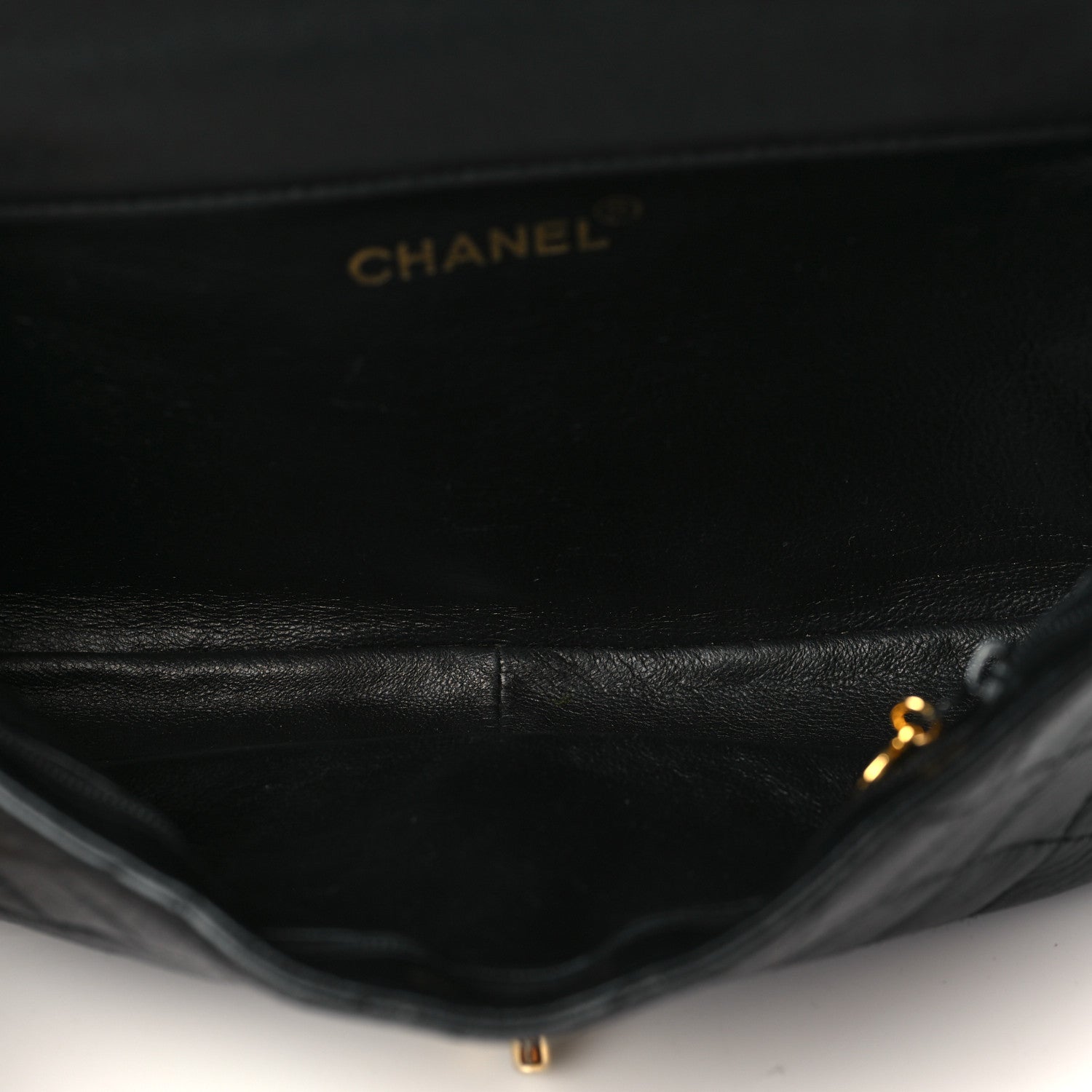 Chanel Lambskin Quilted Medium Double Sided Flap Black 5 of 10
