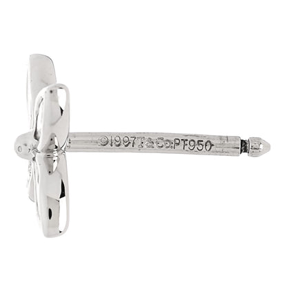 Tiffany Platinum Diamond .56ctw Victoria Earrings 4 of 4