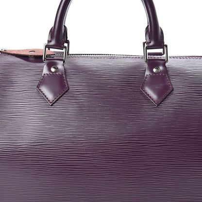 Louis Vuitton Epi Speedy 30 Cassis 8 of 12