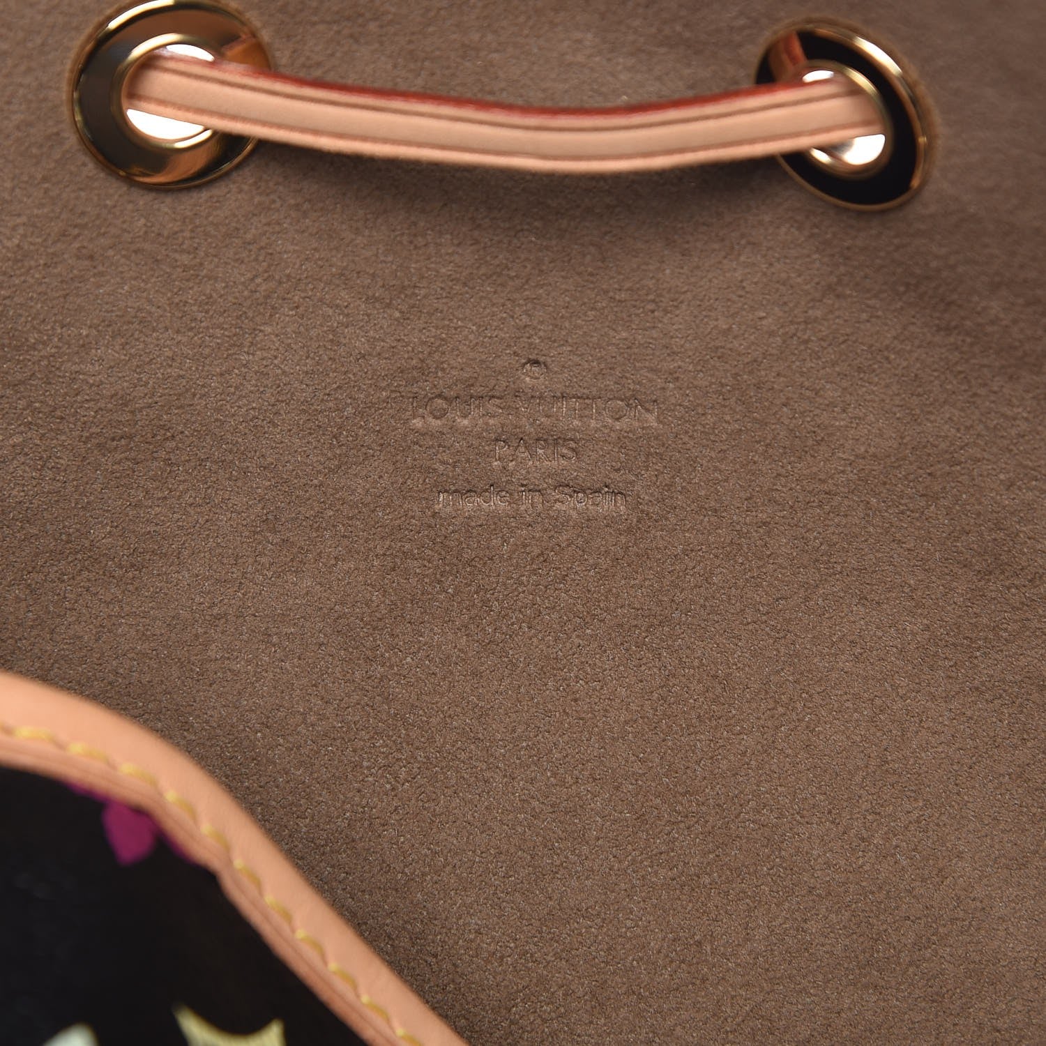 Louis Vuitton Monogram Multicolor Petit Noe Black 6 of 7