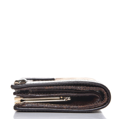 Gucci Monogram Charmy French Wallet Dark Brown 8 of 12