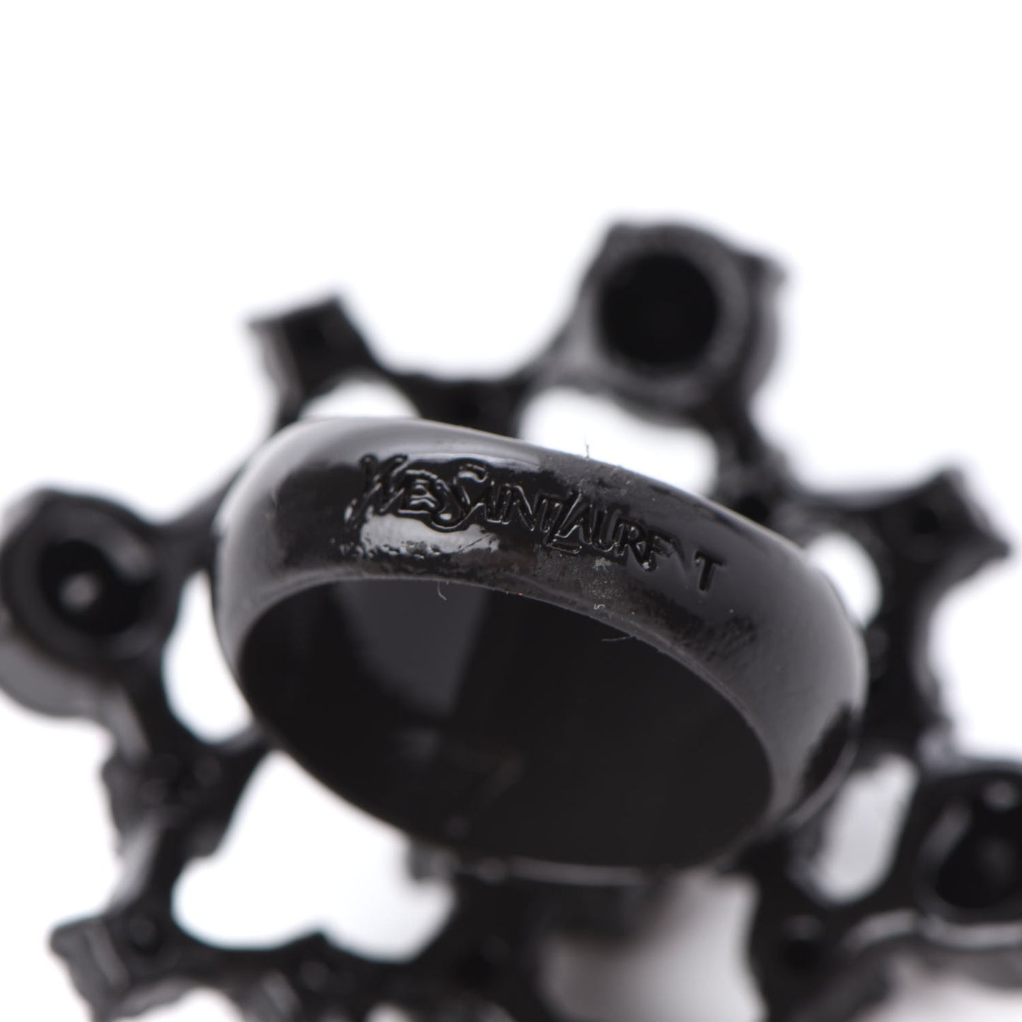 Crystal Ring 7 Black