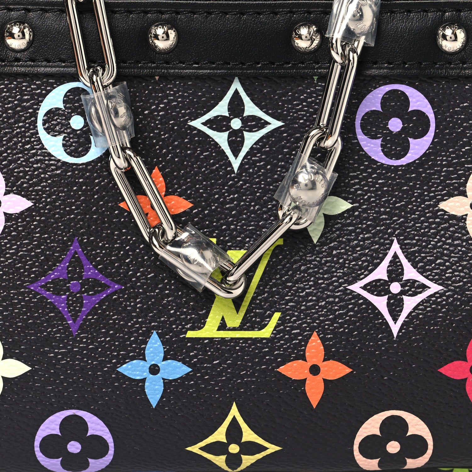 Louis Vuitton LV X TM Monogram Multicolor Pochette Accessories Black 8 of 11