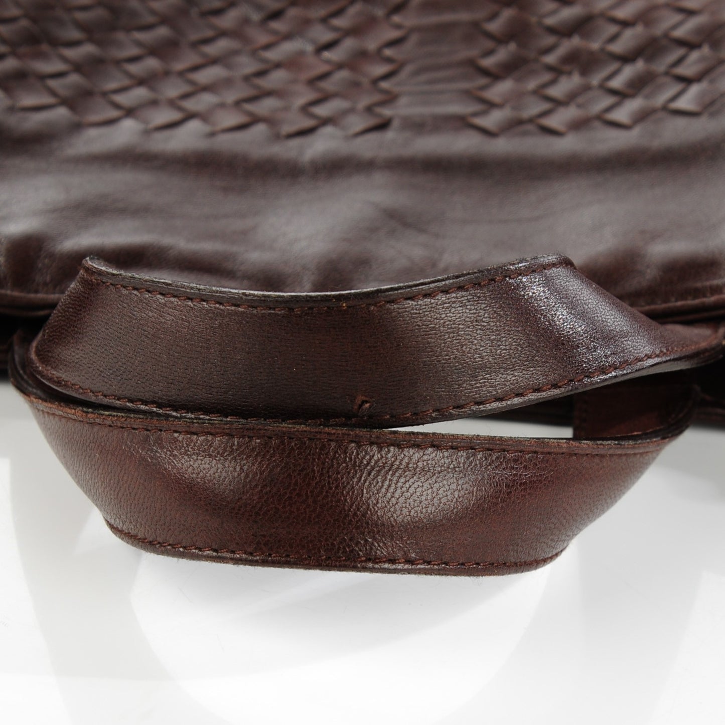 Nappa Intrecciato Tote Ebano