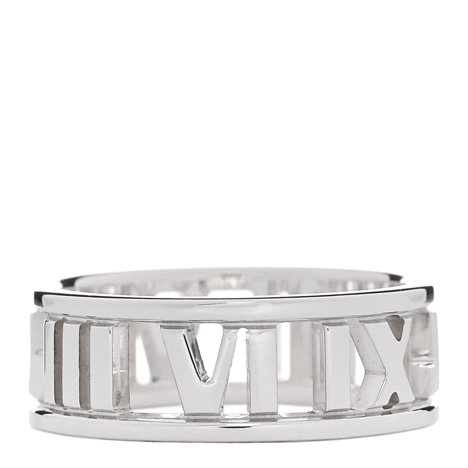 Tiffany Sterling Silver Wide Atlas Open Ring 50 5.25 1 of 4