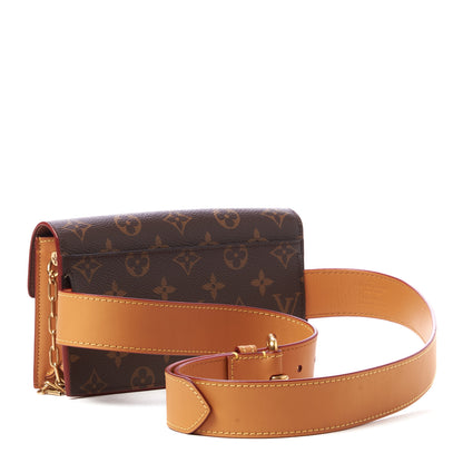 Louis Vuitton Monogram S Lock Belt Pouch MM 3 of 9