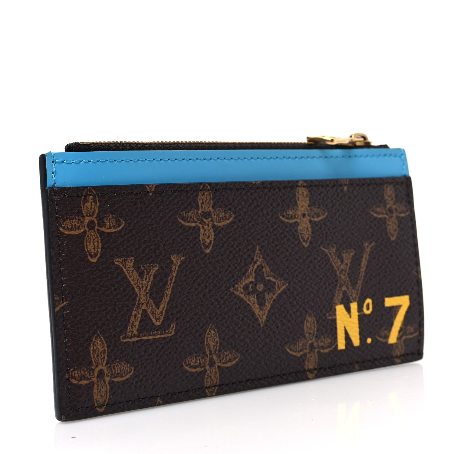 Louis Vuitton Monogram Vintage Calfskin Trunk L'œil Coin Card Holder 3 of 7