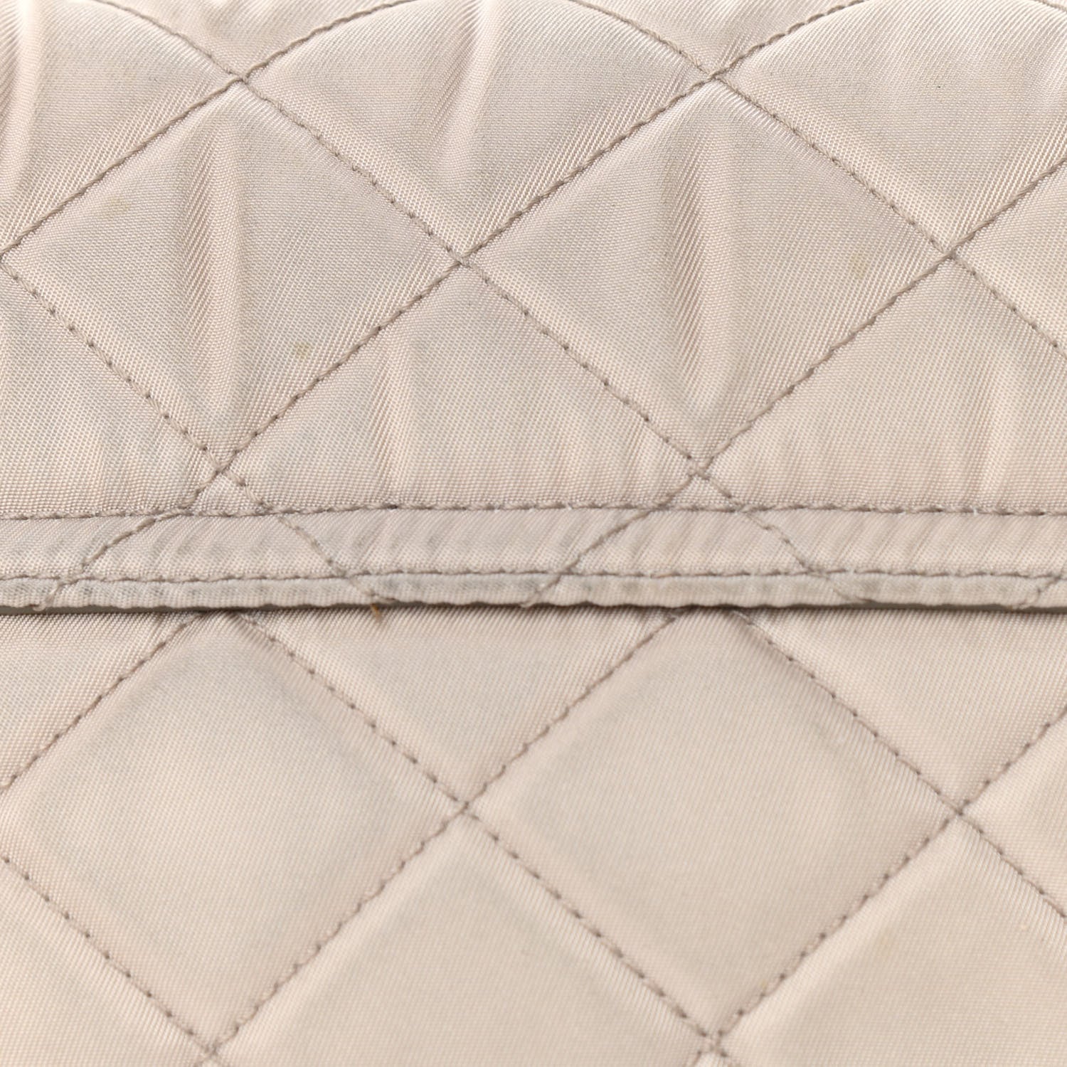 Prada Nylon Tessuto Impuntu Quilted Flap Pomice 15 of 15
