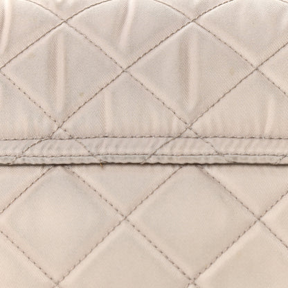 Prada Nylon Tessuto Impuntu Quilted Flap Pomice 15 of 15