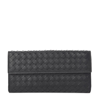 Bottega Veneta Nappa Intrecciato Continental Wallet Black 1 of 5