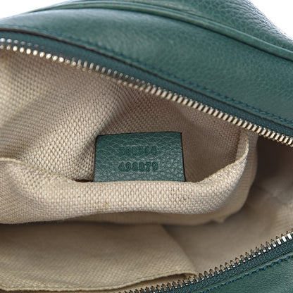 Gucci Pebbled Calfskin Small Soho Disco Bag Emerald Green 7 of 17