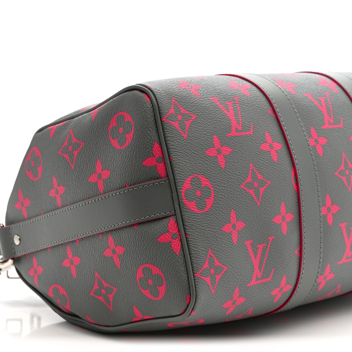 Monogram Glow Up Keepall Bandouliere 35 Grey Pink